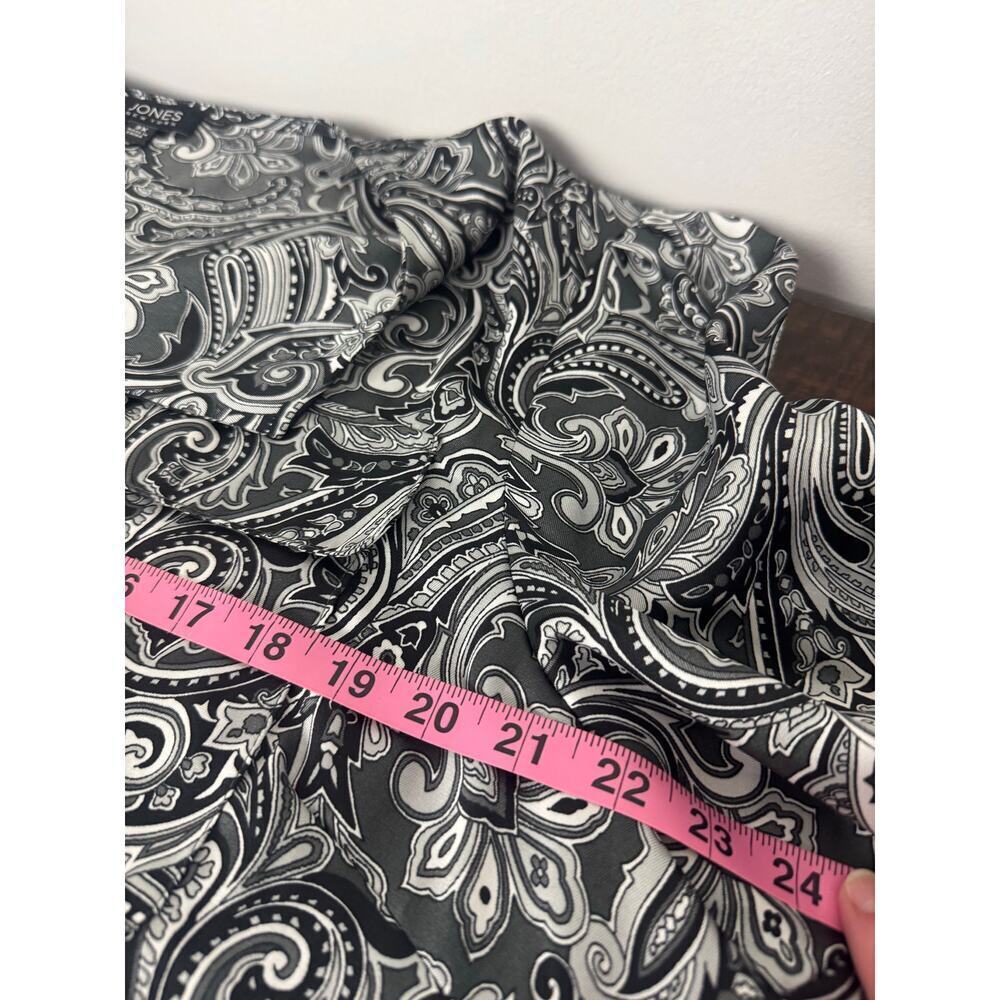 Jones New York Paisley Blouse - Black/Grey/White - 3X NWOT - Picture 11 of 11